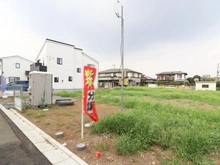 【埼玉県/所沢市上新井】所沢市上新井2丁目新築戸建 C号棟 現地（建築前）：全8区画　C区画は左から3番目