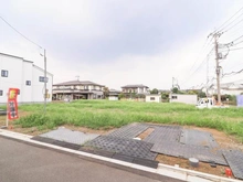 【埼玉県/所沢市上新井】所沢市上新井2丁目新築戸建 Ⅾ号棟 現地（建築前）：全8区画　D区画は右から2番目
