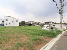 【埼玉県/所沢市上新井】所沢市上新井2丁目新築戸建 F号棟 現地（建築前）：全8区画　F区画は左から2番目手前側