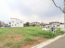 【埼玉県/所沢市上新井】所沢市上新井2丁目新築戸建 F号棟 現地（建築前）：全8区画　F区画は左から2番目手前側