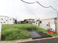 【埼玉県/所沢市上新井】所沢市上新井2丁目新築戸建 H号棟 現地（建築前）：全8区画　H区画は右手前側