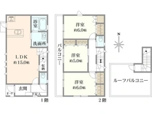 【東京都/葛飾区水元】葛飾区水元2丁目　中古戸建 間取り図