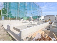 【東京都/足立区六木】足立区六木2丁目新築戸建　B号棟 建築中の外観