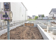 【東京都/足立区六木】足立区六木2丁目新築戸建　K号棟 建築中の外観