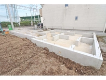【東京都/足立区六木】足立区六木2丁目新築戸建　K号棟 建築中の外観