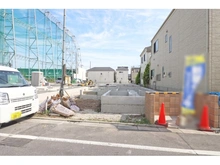 【東京都/足立区六木】足立区六木2丁目新築戸建　A号棟 建築中の外観