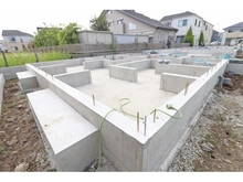 【東京都/足立区六木】足立区六木2丁目新築戸建　J号棟 建築中の外観