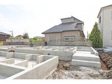 【東京都/足立区六木】足立区六木2丁目新築戸建　F号棟 建築中の外観