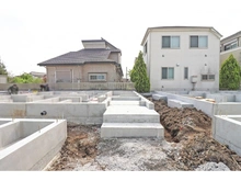 【東京都/足立区六木】足立区六木2丁目新築戸建　F号棟 建築中の外観