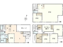 【東京都/足立区谷中】足立区谷中一丁目　戸建て 間取り図