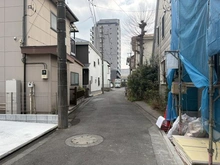 【東京都/足立区新田】足立区新田1丁目　新築戸建て 前面道路