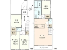 【東京都/足立区伊興】足立区伊興3丁目　A号棟 間取り図