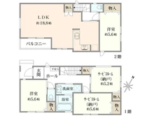 【東京都/足立区伊興】足立区伊興3丁目　G号棟 間取り図