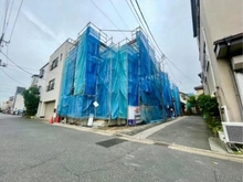 【東京都/足立区保木間】足立区保木間3丁目　1号棟 現地（建築前）：全2棟
写真手前側