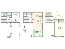 【東京都/台東区浅草】台東区浅草4丁目　戸建て 間取り図