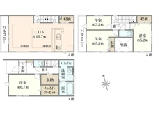 【東京都/足立区椿】足立区椿2丁目1号棟　戸建て 間取り図