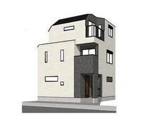 【東京都/世田谷区桜丘】世田谷区桜丘二丁目　新築戸建B号棟 完成予想図：図面を基に描き起したもので、実際とは多少異なる場合があります。