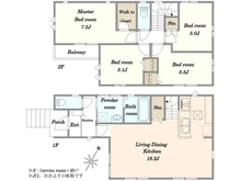 【埼玉県/川口市大字赤井】川口市大字赤井 中古戸建 NO.8 間取り図