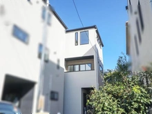 【埼玉県/川口市朝日】川口市朝日六丁目　新築戸建　1号棟 建築中の外観