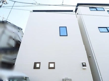 【埼玉県/川口市朝日】川口市朝日六丁目　新築戸建　1号棟 建築中の外観