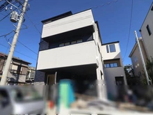 【埼玉県/川口市朝日】川口市朝日六丁目　新築戸建　2号棟 建築中の外観