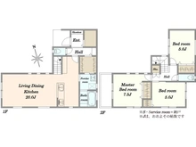 【埼玉県/川口市大字安行小山】川口市安行小山 新築戸建 3号棟 間取り図
