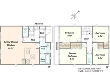 【埼玉県/川口市大字安行小山】川口市安行小山　新築戸建　6号棟 間取り図