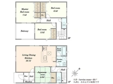 【埼玉県/川口市大字安行小山】川口市安行小山　新築戸建　7号棟 間取り図