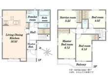 【埼玉県/川口市大字安行小山】川口市安行小山　新築戸建　G号棟 間取り図