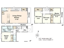 【埼玉県/川口市上青木】川口市上青木3丁目　新築戸建て　A号棟 間取り図