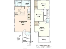 【埼玉県/川口市戸塚東】川口市戸塚東2丁目　新築戸建　2号棟 間取り図