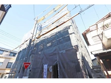 【埼玉県/川口市芝】川口市芝1丁目47期　2号棟 建築中の外観