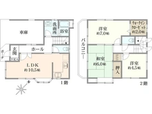 【神奈川県/横浜市瀬谷区北新】横浜市瀬谷区北新　中古戸建 間取り図