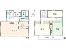 【東京都/八王子市片倉町】八王子市片倉町　中古戸建 間取り図