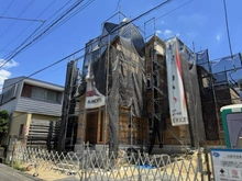 【東京都/日野市百草】日野市百草　新築戸建 建築中の外観