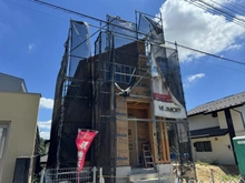 【東京都/日野市百草】日野市百草　新築戸建 建築中の外観