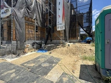 【東京都/日野市百草】日野市百草　新築戸建 建築中の外観