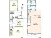 【神奈川県/横浜市青葉区鴨志田町】横浜市青葉区鴨志田町　新築戸建　4号棟 間取り図