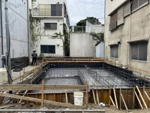 【神奈川県/川崎市高津区宇奈根】高津区宇奈根新築戸建　2号棟 建築中の外観：全2区画