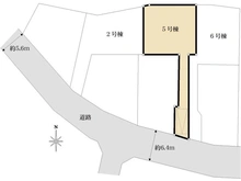 【神奈川県/川崎市宮前区西野川】川崎市宮前区西野川3丁目　新築戸建　5号棟 区画図