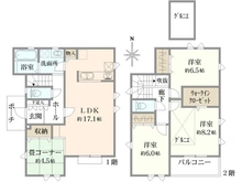 【神奈川県/川崎市宮前区西野川】川崎市宮前区西野川3丁目　新築戸建　6号棟 間取り図