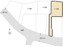 【神奈川県/川崎市宮前区西野川】川崎市宮前区西野川3丁目　新築戸建　6号棟 区画図