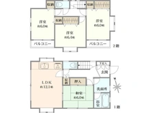 【神奈川県/横浜市栄区公田町】横浜市栄区公田町　中古戸建 間取り図
