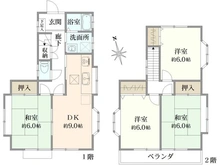 【東京都/八王子市四谷町】東京都八王子市四谷町　中古戸建 間取り図