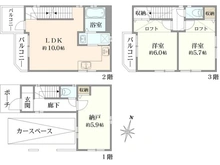 【神奈川県/川崎市幸区南加瀬】川崎市幸区南加瀬2丁目中古戸建 間取り図
