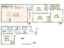 【神奈川県/川崎市幸区南加瀬】テイラーハウス南加瀬4丁目新築戸建て 間取り図