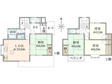 【神奈川県/横浜市緑区十日市場町】横浜市緑区十日市場町　中古戸建 間取り図