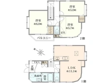 【神奈川県/横浜市旭区本宿町】横浜市旭区本宿町　中古戸建 間取り図