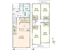 【神奈川県/川崎市麻生区片平】片平1丁目新築戸建A号棟 間取り図