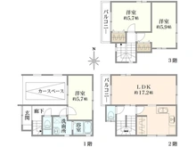 【神奈川県/川崎市川崎区中島】川崎市川崎区中島2丁目　中古戸建 間取り図